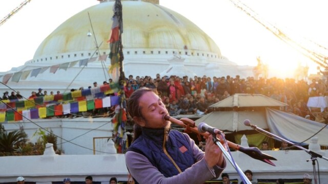 ネパール ボダナート寺院